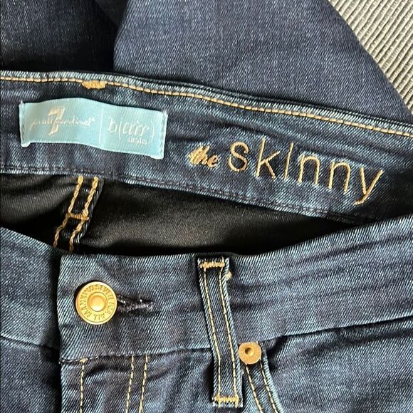 7 For All Mankind Skinny Jeans Sz 29 - Picture 10 of 10